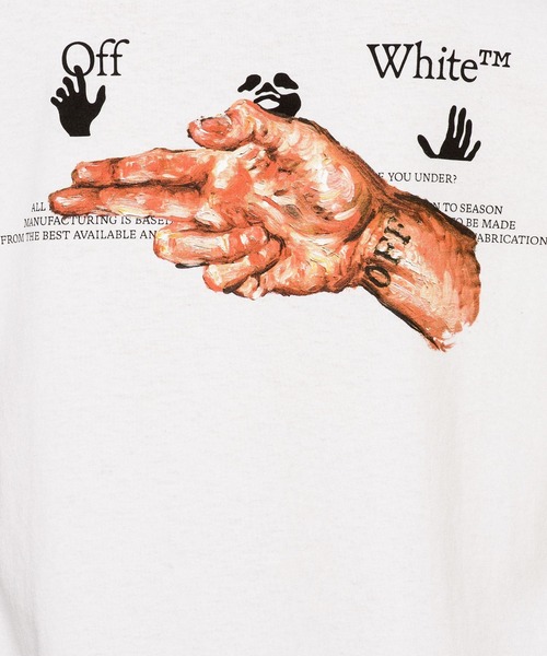 off white(オフホワイト)の「OFF WHITE (オフ ホワイト) PASCAL オーバーサイズプリントTシャツ(Tシャツ/カットソー・メンズ・ホワイト/レッド・XS/S/M)」の11枚目の写真