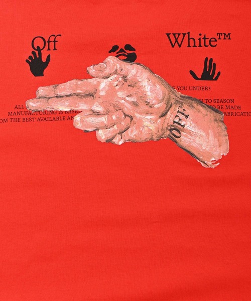 off white(オフホワイト)の「OFF WHITE (オフ ホワイト) PASCAL オーバーサイズプリントTシャツ(Tシャツ/カットソー・メンズ・ホワイト/レッド・XS/S/M)」の17枚目の写真
