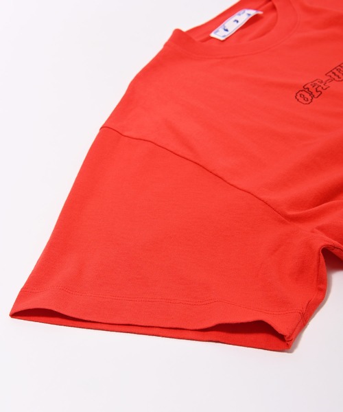 off white(オフホワイト)の「OFF WHITE (オフ ホワイト) PASCAL オーバーサイズプリントTシャツ(Tシャツ/カットソー・メンズ・ホワイト/レッド・XS/S/M)」の4枚目の写真