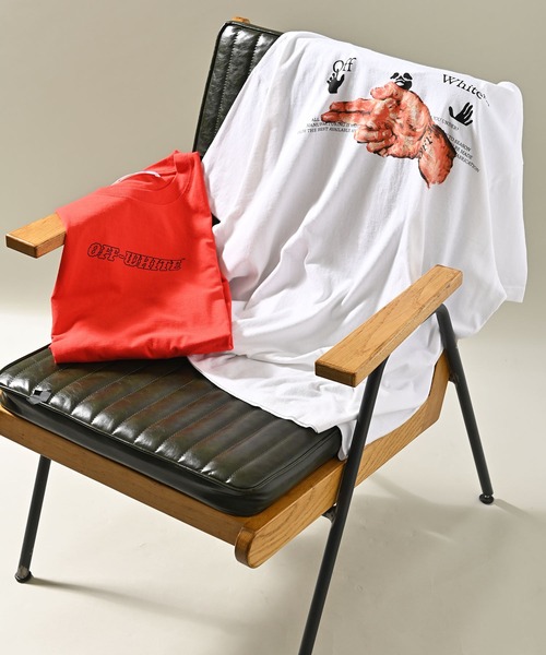 off white(オフホワイト)の「OFF WHITE (オフ ホワイト) PASCAL オーバーサイズプリントTシャツ(Tシャツ/カットソー・メンズ・ホワイト/レッド・XS/S/M)」の15枚目の写真