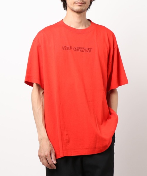 off white(オフホワイト)の「OFF WHITE (オフ ホワイト) PASCAL オーバーサイズプリントTシャツ(Tシャツ/カットソー・メンズ・ホワイト/レッド・XS/S/M)」の22枚目の写真