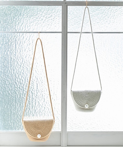 Cookie Chocolate（クッキーチョコレート）の「ミニストローバッグ（ショルダーバッグ・レディース・ベージュ/アイボリー・FREE）」の9枚目の写真