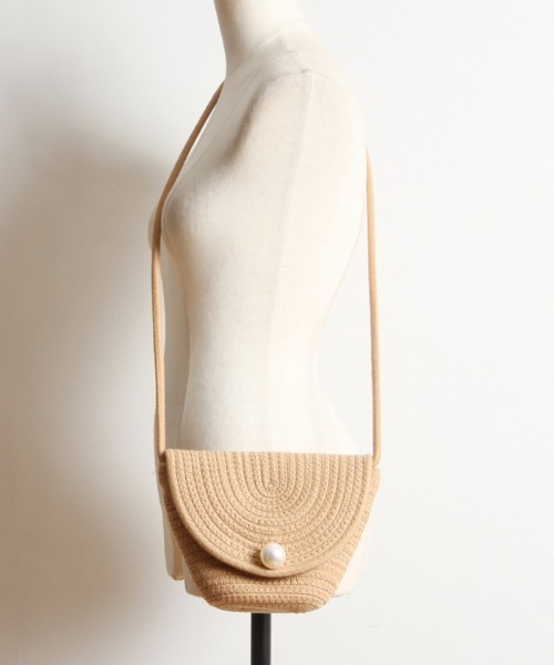 Cookie Chocolate（クッキーチョコレート）の「ミニストローバッグ（ショルダーバッグ・レディース・ベージュ/アイボリー・FREE）」の11枚目の写真