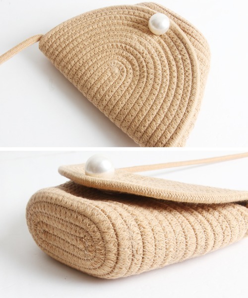 Cookie Chocolate（クッキーチョコレート）の「ミニストローバッグ（ショルダーバッグ・レディース・ベージュ/アイボリー・FREE）」の12枚目の写真