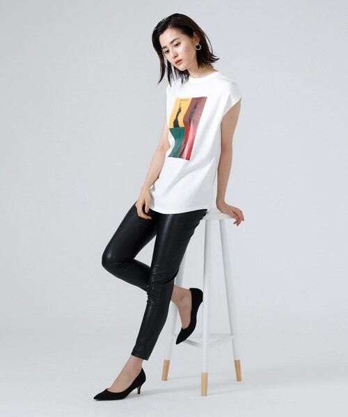 CAST:（キャストコロン）の「フェイクレザースキニーパンツ（その他パンツ・レディース・ブラック・S/M）」の5枚目の写真