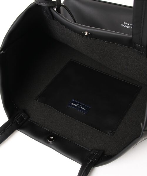 BACK NUMBER（バックナンバー）の「【BACK NUMBER】ソフトPU素材トートセット（トートバッグ・メンズ・ブラック/グレー・ONE SIZE）」の5枚目の写真