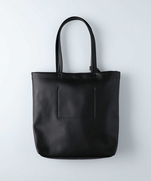 BACK NUMBER（バックナンバー）の「【BACK NUMBER】ソフトPU素材トートセット（トートバッグ・メンズ・ブラック/グレー・ONE SIZE）」の8枚目の写真