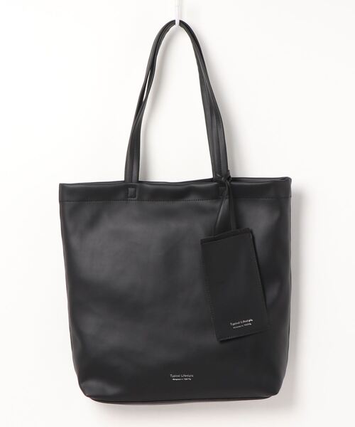 BACK NUMBER（バックナンバー）の「【BACK NUMBER】ソフトPU素材トートセット（トートバッグ・メンズ・ブラック/グレー・ONE SIZE）」の9枚目の写真