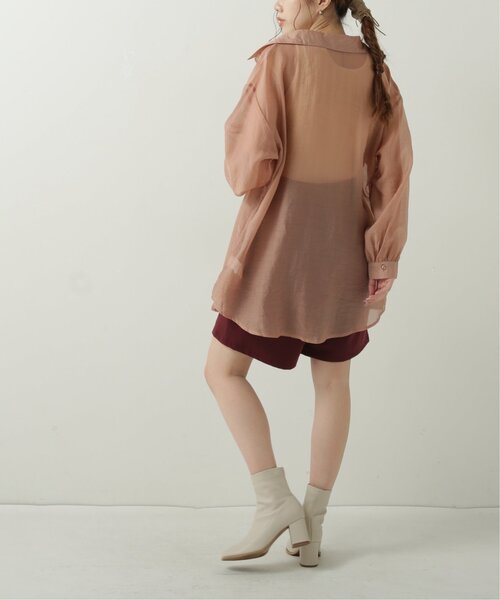 RAY CASSIN(レイカズン)の「フロントレースアップニットタンク(ニット/セーター・レディース・キャメル/スミクロ/キナリ・FREE)」の17枚目の写真