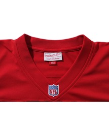 【バミキ】A BATHING APE 49ERS アメフトゲームシャツ BAPE x Mitchell & Ness NFL San Francisco 49ers Legacy Jersey