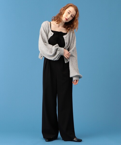 DEICY（デイシー）の「スパンコールニットショートカーディガン