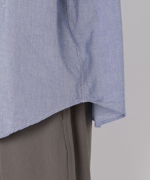 GYMPHLEX（ジムフレックス）の「【Gymphlex】ワイドボタンダウンシャツ LOX MEN（シャツ/ブラウス・メンズ・サックスブルー/アイボリー・SMALL/LARGE/MEDIUM）」の9枚目の写真