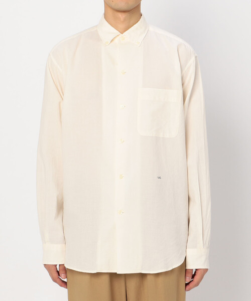 GYMPHLEX（ジムフレックス）の「【Gymphlex】ワイドボタンダウンシャツ LOX MEN（シャツ/ブラウス・メンズ・サックスブルー/アイボリー・SMALL/LARGE/MEDIUM）」の13枚目の写真