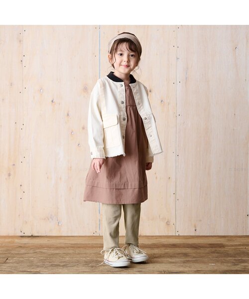 BREEZE（ブリーズ）の「スタメンコーデュロイパンツ 10分丈（その他パンツ・キッズ・ブラウン/ブルー/チャコール/キャメル/グリーン/ベージュ/ピンク・120/70/130/100/110/140/90/80）」の9枚目の写真