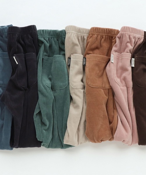 BREEZE（ブリーズ）の「スタメンコーデュロイパンツ 10分丈（その他パンツ・キッズ・ブラウン/ブルー/チャコール/キャメル/グリーン/ベージュ/ピンク・120/70/130/100/110/140/90/80）」の8枚目の写真