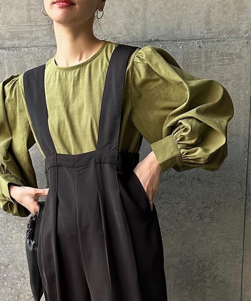 【サイズ展開あり】ボリュームスリーブブラウス