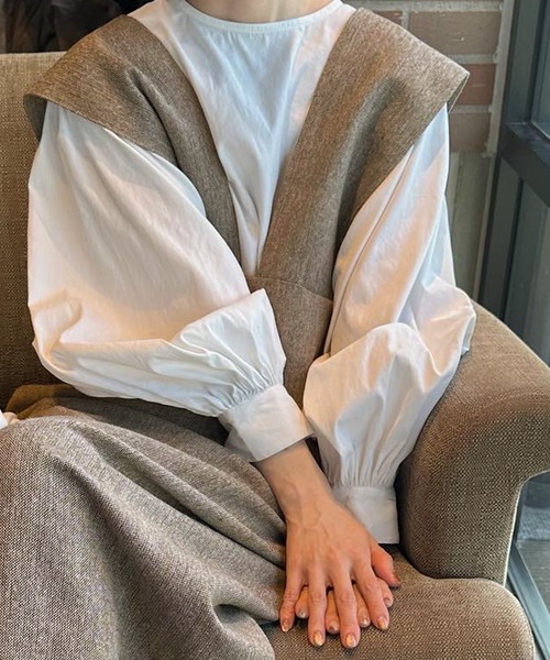 【サイズ展開あり】ボリュームスリーブブラウス