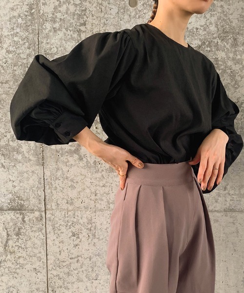 Sono - 美品⭐︎メゾンドドルチェ　ボリュームスリーブブラウス GARAGE OF GOOD CLOTHING｜無地ドルマンボリュームスリーブ