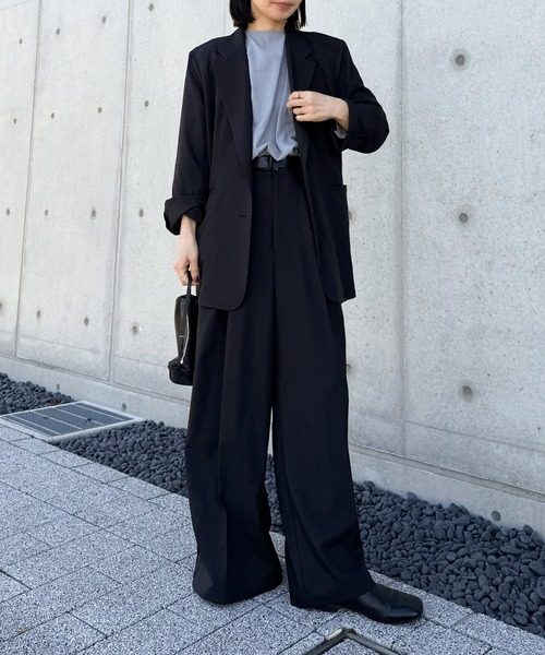 select MOCA by son（セレクトモカバイソン）の「ボリュームスリーブブラウス（シャツ/ブラウス・レディース・ホワイト/ブラック/テラコッタ/カーキ/グレイッシュベージュ/グレイッシュブルー・FREE/LARGE/SMALL）」の19枚目の写真