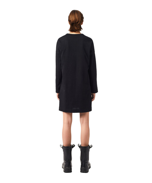 DIESEL（ディーゼル）の「レディース サステナブル コットン ワンピース ディーゼル ロゴ 長袖（ワンピース・レディース・ダークグリーン/ブラック/ホワイト・LARGE/SMALL/X-SMALL/MEDIUM）」の18枚目の写真