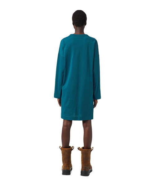 DIESEL（ディーゼル）の「レディース サステナブル コットン ワンピース ディーゼル ロゴ 長袖（ワンピース・レディース・ダークグリーン/ブラック/ホワイト・LARGE/SMALL/X-SMALL/MEDIUM）」の21枚目の写真