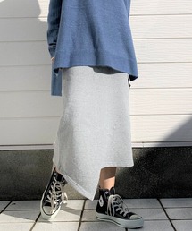 Q | アシメスウェットスカート(スカート)