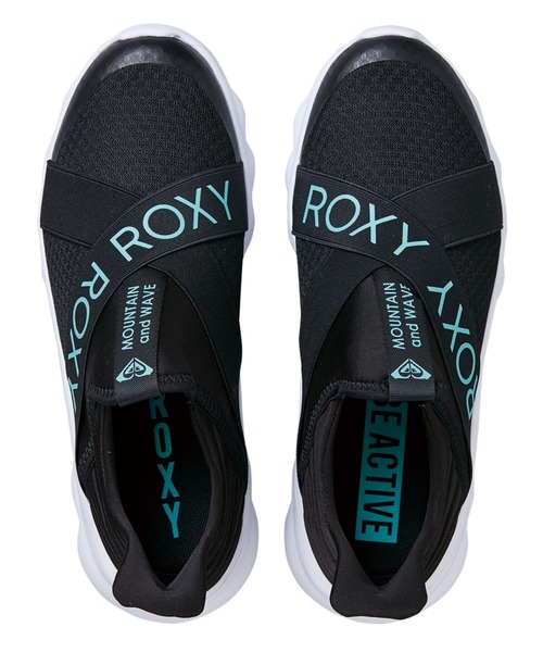 ROXY（ロキシー）の「ON THE MOVE 4/ロキシーゴムバンドスニーカー（スニーカー・レディース・ブラック系その他2/ブラック/ブラック系その他・24.5cm/25cm/23cm/23.5cm/24cm）」の14枚目の写真