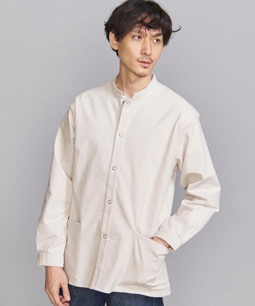 BEAUTY&YOUTH UNITED ARROWS(ビューティーアンドユースユナイテッドアローズ)の「BY 16W コーデュロイ スタンドカラー ブルゾン(シャツ/ブラウス・メンズ・ネイビー/オフホワイト/ダークグレー・S/M/L/XL)」の2枚目の写真