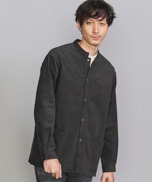 BEAUTY&YOUTH UNITED ARROWS(ビューティーアンドユースユナイテッドアローズ)の「BY 16W コーデュロイ スタンドカラー ブルゾン(シャツ/ブラウス・メンズ・ネイビー/オフホワイト/ダークグレー・S/M/L/XL)」の3枚目の写真
