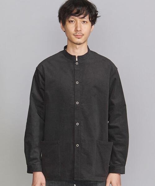 BEAUTY&YOUTH UNITED ARROWS(ビューティーアンドユースユナイテッドアローズ)の「BY 16W コーデュロイ スタンドカラー ブルゾン(シャツ/ブラウス・メンズ・ネイビー/オフホワイト/ダークグレー・S/M/L/XL)」の4枚目の写真