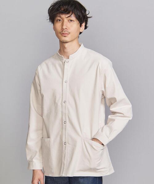 BEAUTY&YOUTH UNITED ARROWS(ビューティーアンドユースユナイテッドアローズ)の「BY 16W コーデュロイ スタンドカラー ブルゾン(シャツ/ブラウス・メンズ・ネイビー/オフホワイト/ダークグレー・S/M/L/XL)」の19枚目の写真