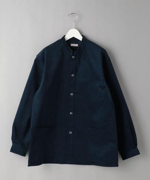 BEAUTY&YOUTH UNITED ARROWS(ビューティーアンドユースユナイテッドアローズ)の「BY 16W コーデュロイ スタンドカラー ブルゾン(シャツ/ブラウス・メンズ・ネイビー/オフホワイト/ダークグレー・S/M/L/XL)」の21枚目の写真