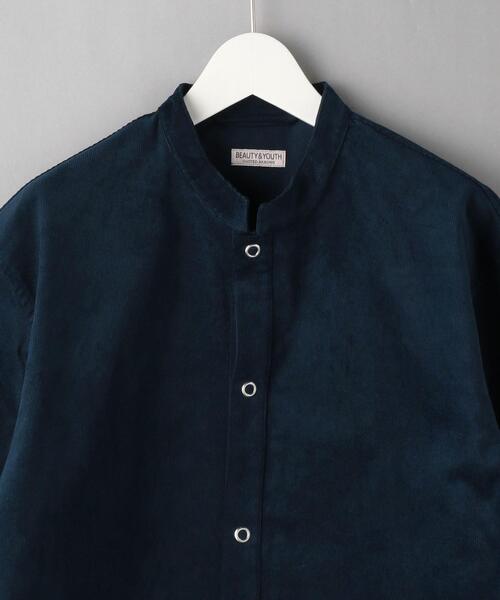 BEAUTY&YOUTH UNITED ARROWS(ビューティーアンドユースユナイテッドアローズ)の「BY 16W コーデュロイ スタンドカラー ブルゾン(シャツ/ブラウス・メンズ・ネイビー/オフホワイト/ダークグレー・S/M/L/XL)」の11枚目の写真