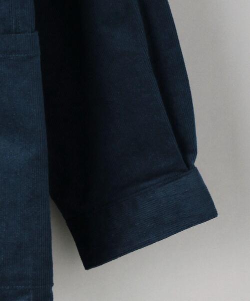 BEAUTY&YOUTH UNITED ARROWS(ビューティーアンドユースユナイテッドアローズ)の「BY 16W コーデュロイ スタンドカラー ブルゾン(シャツ/ブラウス・メンズ・ネイビー/オフホワイト/ダークグレー・S/M/L/XL)」の14枚目の写真