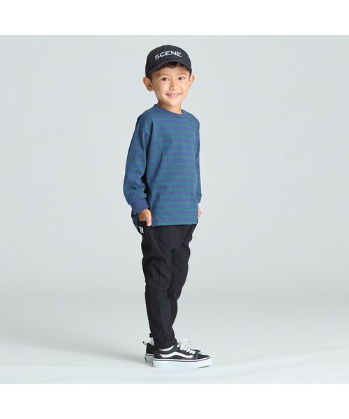 BREEZE（ブリーズ）の「もっとストレッチピケスキニーパンツ 10分丈（その他パンツ・キッズ・ブルー/ブラック/ブラウン・100/140/130/150/90/110/120）」の19枚目の写真