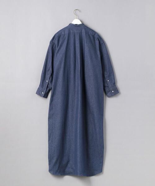 INDIVIDUALIZED SHIRTS（インディビジュアライズドシャツ）の「別注＜INDIVIDUALIZED SHIRTS（インディビジュアライズド シャツ）＞デニム ワンピース ■■■（シャツワンピース・レディース・ネイビー・FREE）」の2枚目の写真