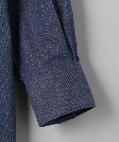 INDIVIDUALIZED SHIRTS（インディビジュアライズドシャツ）の「別注＜INDIVIDUALIZED SHIRTS（インディビジュアライズド シャツ）＞デニム ワンピース ■■■（シャツワンピース・レディース・ネイビー・FREE）」の4枚目の写真