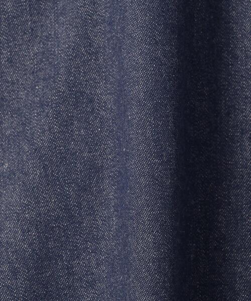INDIVIDUALIZED SHIRTS（インディビジュアライズドシャツ）の「別注＜INDIVIDUALIZED SHIRTS（インディビジュアライズド シャツ）＞デニム ワンピース ■■■（シャツワンピース・レディース・ネイビー・FREE）」の6枚目の写真