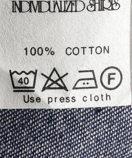 INDIVIDUALIZED SHIRTS（インディビジュアライズドシャツ）の「別注＜INDIVIDUALIZED SHIRTS（インディビジュアライズド シャツ）＞デニム ワンピース ■■■（シャツワンピース・レディース・ネイビー・FREE）」の7枚目の写真