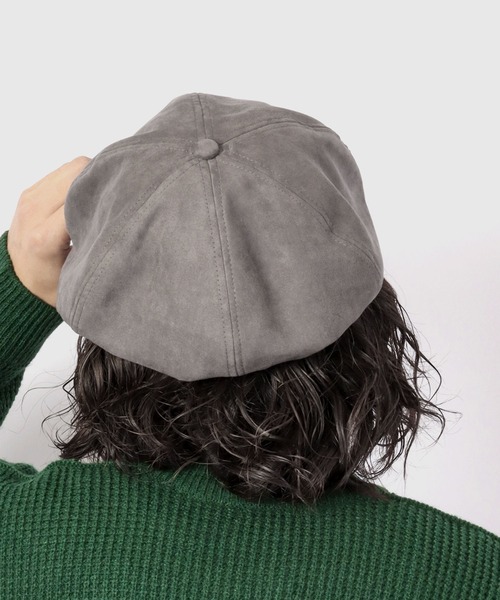 Sense of Grace（センスオブグレース）の「FK SUEDE BERET フェイクスェード ベレー帽（ハンチング/ベレー帽・レディース・アイボリー/ベージュ/ブラウン/ブラック/グレー・FREE）」の4枚目の写真