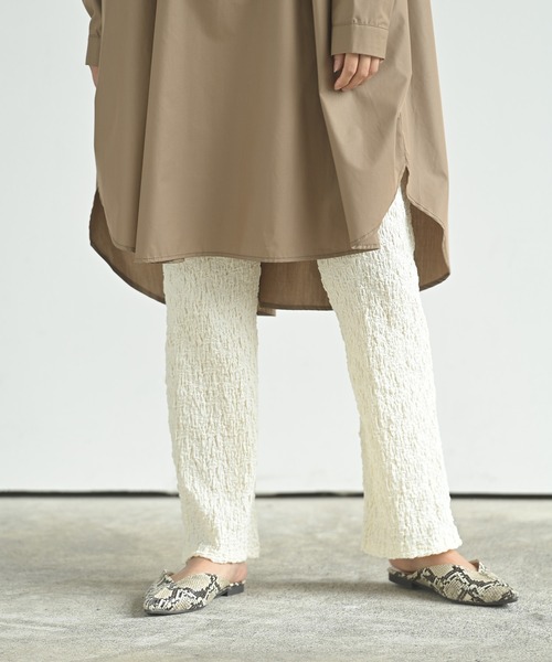 rps(アールピーエス)の「シュリンクパンツ(その他パンツ・レディース・ブラック/カーキ/アイボリー・L/M)」の2枚目の写真