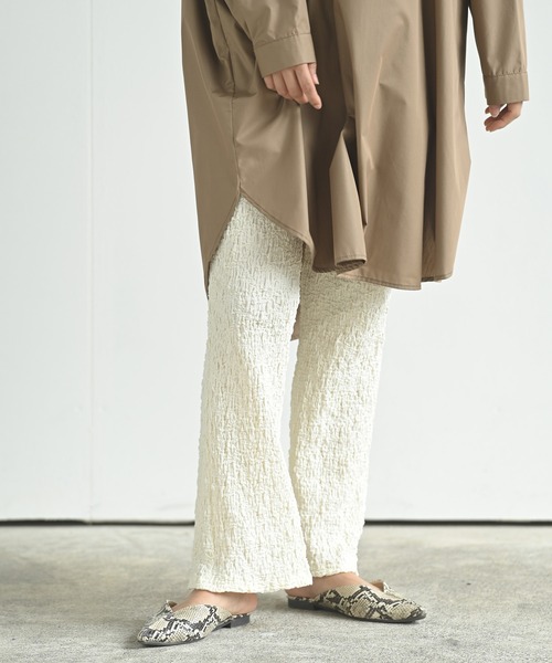 rps(アールピーエス)の「シュリンクパンツ(その他パンツ・レディース・ブラック/カーキ/アイボリー・L/M)」の4枚目の写真