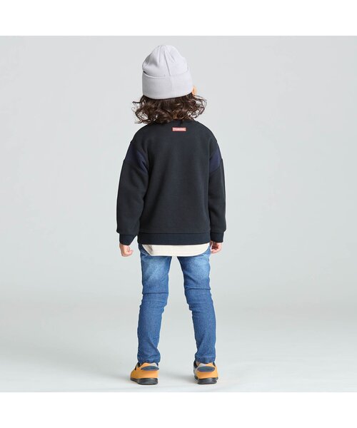 BREEZE(ブリーズ)の「ボックスロゴトレーナー(スウェット・キッズ・ブラック/キャメル/ライム・100/110/120/140/90/130/150)」の5枚目の写真