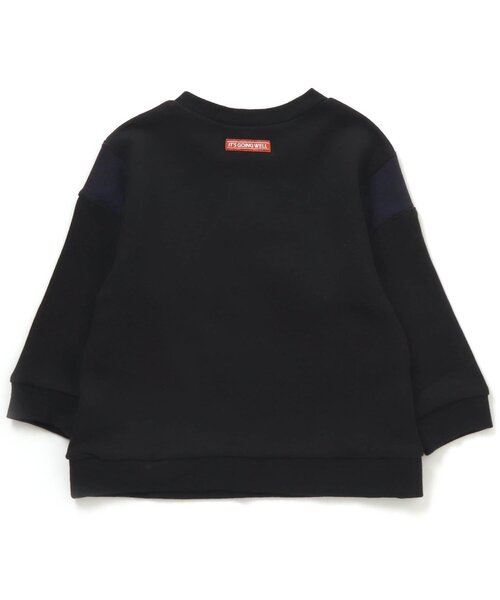 BREEZE(ブリーズ)の「ボックスロゴトレーナー(スウェット・キッズ・ブラック/キャメル/ライム・100/110/120/140/90/130/150)」の9枚目の写真