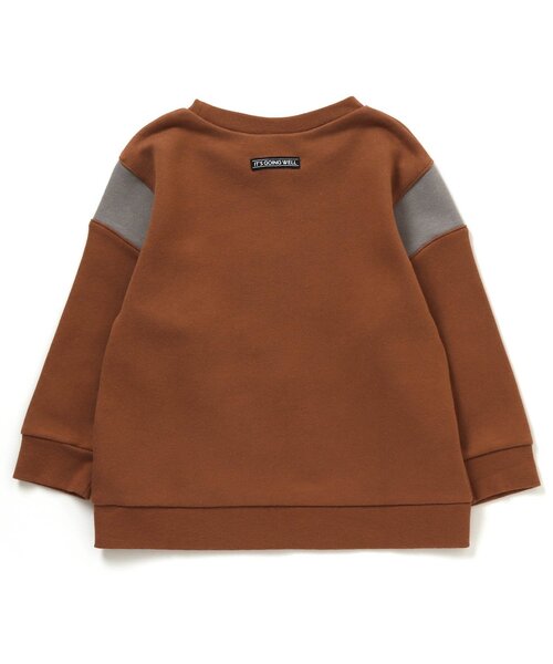 BREEZE(ブリーズ)の「ボックスロゴトレーナー(スウェット・キッズ・ブラック/キャメル/ライム・100/110/120/140/90/130/150)」の10枚目の写真