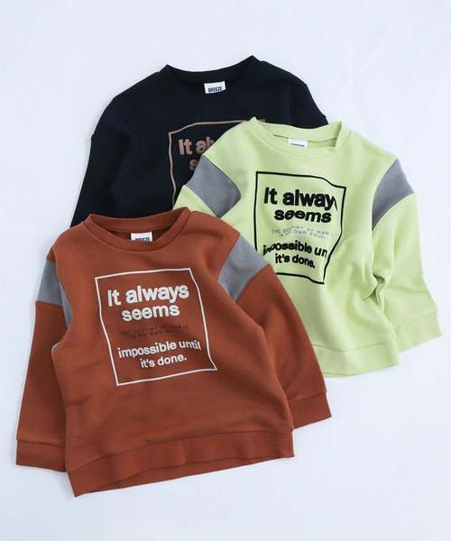 BREEZE(ブリーズ)の「ボックスロゴトレーナー(スウェット・キッズ・ブラック/キャメル/ライム・100/110/120/140/90/130/150)」の17枚目の写真