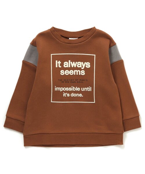 BREEZE(ブリーズ)の「ボックスロゴトレーナー(スウェット・キッズ・ブラック/キャメル/ライム・100/110/120/140/90/130/150)」の18枚目の写真