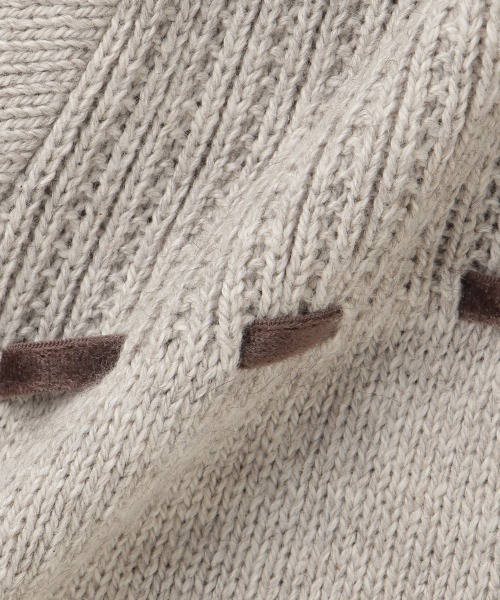 sense of wonder（センスオブワンダー）の「オーガニックタムボレロ【日本製】（カーディガン/ボレロ・キッズ・ライトグレー/キナリ・80-90cm/100-110cm/120-130cm）」の9枚目の写真