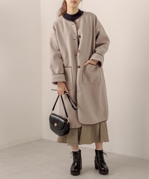 OLIVE des OLIVE（オリーブデオリーブ）の「【人気アイテム再入荷】履き心地が楽で美シルエット。ハイウエストマーメイドスカート（スカート・レディース・ピンクベージュ/ブラウン/ダークベージュ/ブラック/ライトブラウン/スミクロ・FREE）」の19枚目の写真