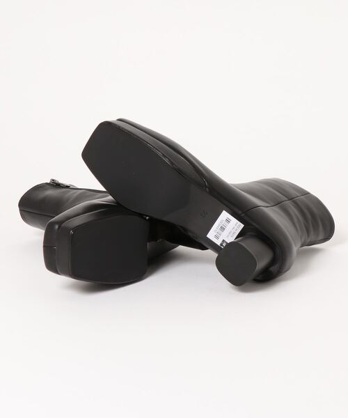 Narcissus(ナルシス)の「【OZKAN】スクエアショートブーツ(ブーツ・レディース・ホワイト/ブラック・38/35/36/37)」の10枚目の写真